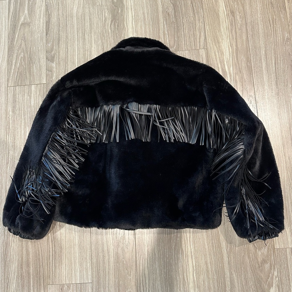 12th Tribe Black Fringe Festival Jacket
